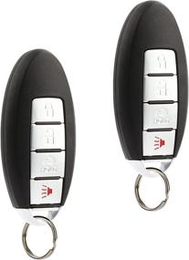 img 2 attached to 🔑 Car Keyless Entry Remote Fob for 2007-2008 Nissan Maxima, 2007-2012 Sentra (CWTWBU735), Set of 2