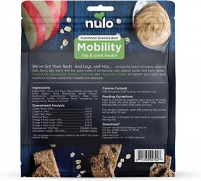 img 2 attached to Prebiotic & Probiotic Nulo Functional Granola Bars Dog Treats, Oven Baked, No Added Salt, Sugar Or Molasses - 10 Oz Bag