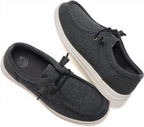img 4 attached to Breathable And Comfortable Summer Casual Slip-On Shoes For Men By ALEADER