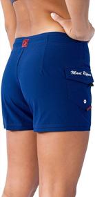 img 2 attached to Experience Ultimate Comfort And Style With Maui Rippers Women’S 4-Way Stretch Boardshorts