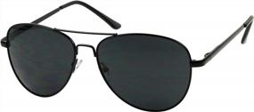 img 4 attached to Классические солнцезащитные очки-пилоты в черной металлической оправе, двойные брови, каплевидные ретро оттенки для мужчин и женщин от ShadyVEU