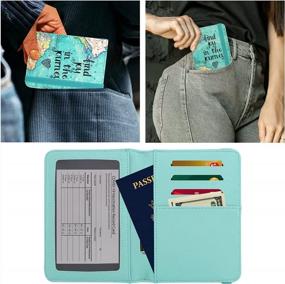 img 1 attached to ZOPPEN Passport & Vaccine Card Holder Combo: Travel Essentials Document Organizer W/ RFID Blocking For Women & Men.