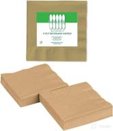 2 ply gold beverage napkins ( pack of 100ct) logo