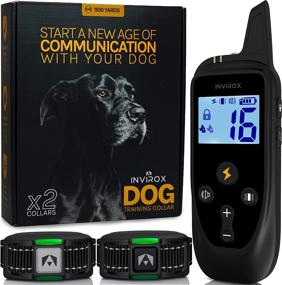 img 4 attached to 🐶 2022 INVIROX X2 Dog Shock Collar: 123 Levels Training + 1100Yds Range