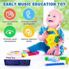 img 3 attached to 👶 Baby Toys 6-12 Months - Baby Rattles Activity Ball with Multiple Music Song Lighting Modes, Babies Music Rattles Toy, Infant Toys 6-12 Months Birthday and Christmas Boys Girls Gifts – OKREVIEW