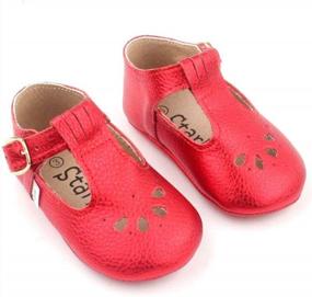 img 2 attached to Adorable And Versatile: Choose From 12+ Colors Of Starbie Baby Mary Janes - Perfect For Your Little One'S First Steps!