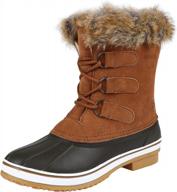 women's northside katie waterproof insulated winter snow boot - stay warm & dry in style! logo