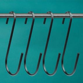 img 1 attached to Organize Your Home And Garden With Vindar'S Heavy Duty S Shape Hooks - Perfect For Wind Chimes, Bird Feeders, And More!