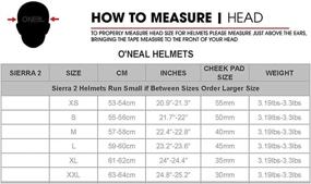 img 3 attached to ONeal Unisex Adult Full Face Sierra Helmet Motorcycle & Powersports