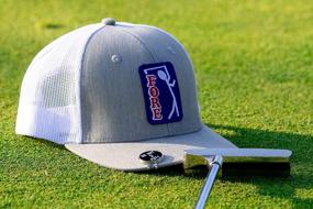 img 2 attached to SHANKITGOLF Fore Adjustable Gray Funny Golf Hat - Perfect For The Golfer In Your Life!