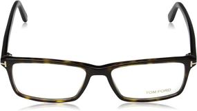 img 3 attached to 👓 Havana Clear Rectangular Eyeglasses: A Stylish and Sleek Eyewear Option