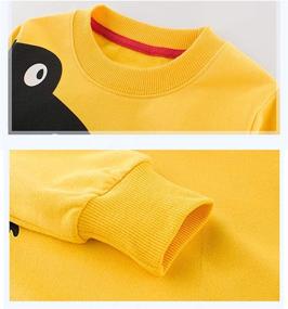 img 2 attached to Dinosaur Hoodies for Toddlers: Boys' Clothing Sweatshirts and Pullovers at Fashion Hoodies & Sweatshirts