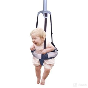 img 4 attached to 👶 IECOPOWER Doorway Jumper: Durable Baby Bouncer with Steel Spring - Adjustable, Easy to Install & Use (Ages 6 Months+)