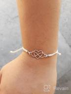 img 1 attached to 🤝 SUNSH Pinky Promise Heart Infinity Bracelets: Matching Distance Bracelets for Women, Teen Girls, Boys - Best Friend, Mother-Daughter, Boyfriend-Girlfriend, Couples Friendship Gift review by David Berry