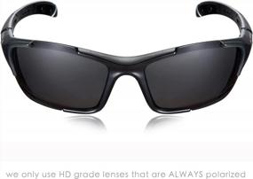 img 3 attached to Hulislem S1 мужские поляризованные спортивные очки: исключительное видение и стиль в движении
