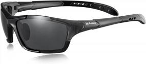 img 4 attached to Hulislem S1 мужские поляризованные спортивные очки: исключительное видение и стиль в движении