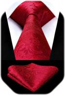 🌸 floral classic necktie pocket by hisdern : enhancing your men's accessories with style logo