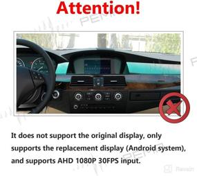 img 2 attached to 📸 Parking Rear View Camera PEMP AHD 1080P 30FPS, Compatible with BMW E60 E70 E90 E87 (AHD 110*40)