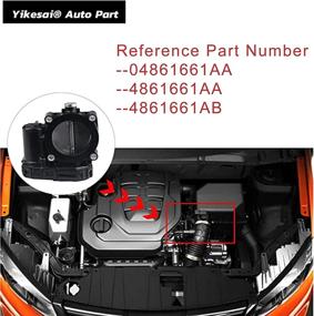 img 2 attached to 🔧 04861661AA Electronic Throttle Body Assembly with IAC TPS Replacement for Jeep Wrangler Chrysler Pacifica V6 3.8L Jeep Grand Cherokee Commander Dodge Ram 1500 Dakota Nitro V6 3.7L - Genuine 04861661AB Replacement