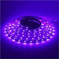 illuminate your space with 10w uv led usb black light strip - perfect for parties, halloween, and room decoration logo