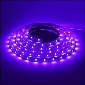 img 4 attached to Illuminate Your Space With 10W UV LED USB Black Light Strip - Perfect For Parties, Halloween, And Room Decoration