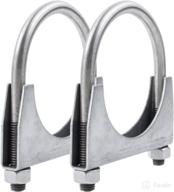 rp stainless steel u-bolt muffler clamp (2.75&quot;) - remarkable power, 2 pack logo