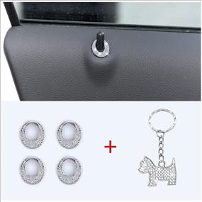 img 3 attached to Enhance Safety & Style with Mercedes Benz Door Lock Pins Cover: Compatible with CLA250, W246, W212, C117, X156, CLA, GLA, B, E Class, GLC