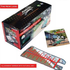 img 2 attached to Improve Your Golf Skills With PROADVANCED ProInfinity Putting Mat - Giftbox Pack For Family And Party Fun
