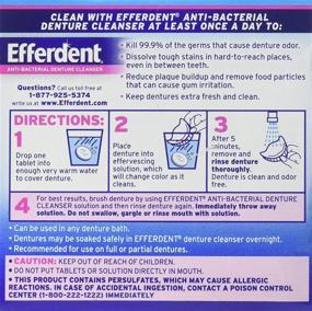 img 1 attached to 🧼 Efficient Cleaning with Efferdent Denture Cleanser Tablets Count