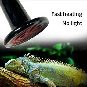img 4 attached to Reptile Ceramic Infrared Emitter Brooder Reptiles & Amphibians