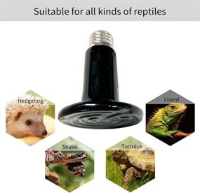 img 3 attached to Reptile Ceramic Infrared Emitter Brooder Reptiles & Amphibians