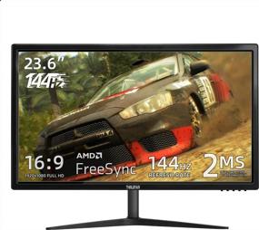 img 4 attached to 🖥️ Thinlerain 24 Inch Monitor: Fast Refresh Rate, Full HD Display, 144Hz, Wall-Mountable (Model HD240-144)