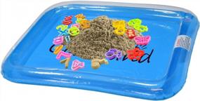 img 1 attached to Portable Inflatable Sand Tray, Versatile Moldable Play Sand Box By CoolSand