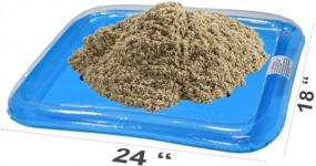 img 3 attached to Portable Inflatable Sand Tray, Versatile Moldable Play Sand Box By CoolSand