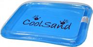 portable inflatable sand tray, versatile moldable play sand box by coolsand логотип