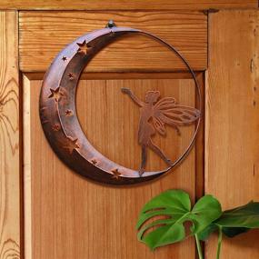img 1 attached to 4 Pack Metal Moon Wall Art Decor - 11.4" Bronze Rust Proof Hanging Sculpture For Home, Garden, Patio & More!