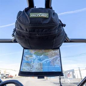 img 1 attached to Outlaw Utility OU2011 UTV Overhead Storage Map Bag for Polaris RZR/Ranger - UTV Accessories - Enhanced SEO