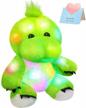 glow in the dark 11'' led t-rex stuffed animal: perfect gift for kids boys & girls birthdays! logo