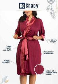 img 4 attached to BE SHAPY PJ401 Surgical Recovery Mastectomy Women'S Robes Pijamas De Mujer