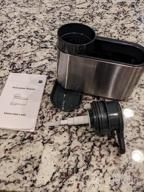 img 1 attached to Keep Your Kitchen And Bathroom Neat And Tidy With ODesign Stainless Steel Sink Caddy Dispenser - Ideal For Campers And RVs review by Derrick Kadam