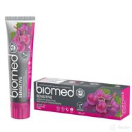 🦷 biomed sensitive toothpaste with enamel strengthening properties logo