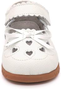 img 1 attached to 👑 Princess Toddler Girls' School Uniform Shoes - Femizee Leather Design