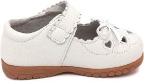 img 2 attached to 👑 Princess Toddler Girls' School Uniform Shoes - Femizee Leather Design