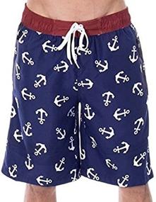 img 2 attached to Мужские плавательные шорты с карманами, подкладка из сетки - удобные пляжные шорты-штаны от Verabella.