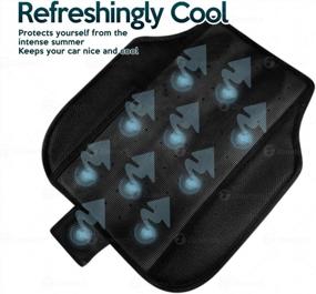 img 3 attached to Stay Cool In Your Car With Zone Tech'S Adjustable Temperature Car Seat Cushion Pad