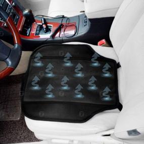 img 4 attached to Stay Cool In Your Car With Zone Tech'S Adjustable Temperature Car Seat Cushion Pad