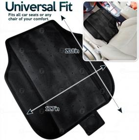 img 2 attached to Stay Cool In Your Car With Zone Tech'S Adjustable Temperature Car Seat Cushion Pad