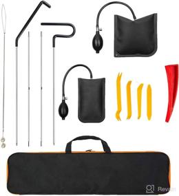 img 4 attached to 🔧 Cihely Professional Car Tool Kit: Reach Any Car Part Easily with Long Reach Grabber, Air Wedge, Non Marring Wedge, and More!