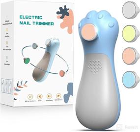 img 4 attached to 💅 2022 Newest Baby Nail Trimmer Electric: Upgraded Super Durable & Safety Keuper Baby Nail File Kit for Infant Toddler Newborn Toes Fingernails- Nail Clippers Set