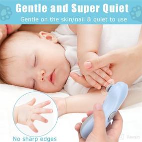 img 3 attached to 💅 2022 Newest Baby Nail Trimmer Electric: Upgraded Super Durable & Safety Keuper Baby Nail File Kit for Infant Toddler Newborn Toes Fingernails- Nail Clippers Set